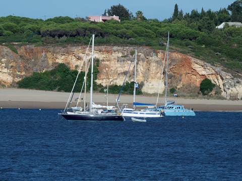 Portimao boats on the Algarve coast