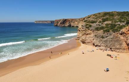 PORTUGAL SURFING BEACH IN THE ALGARVE