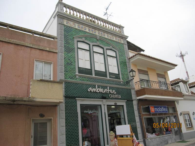 VILA REAL SANTO ANTONIO ,EAST ALGARVE.A tiled building.