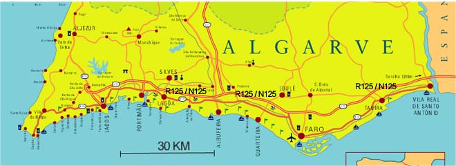 46+ Mapa Politico Algarve Portugal Background