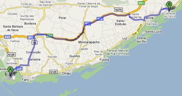 FARO TO CABANAS WITH EAST-WEST-ALGARVE FARO TO CABANAS WITH EAST-WEST-ALGARVE