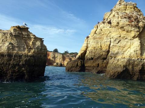 Algarve Lagos Grotto Tour of sea cliffs and caves