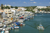 tavira river from east-west-algarve